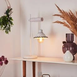 Hofstein Lomas Tischleuchte Weiß, 1-flammig -Günstiges Tischlampen Geschäft lomas tischleuchte h3421215 6