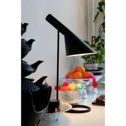 Louis Poulsen AJ Mini Tischleuchte Schwarz, 1-flammig -Günstiges Tischlampen Geschäft louis poulsen aj mini tischleuchte 5744167204 5