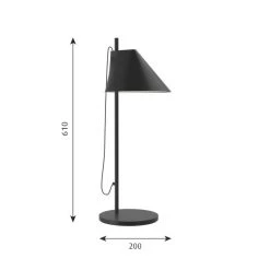 Louis Poulsen YUH Tischleuchte LED Schwarz, 1-flammig -Günstiges Tischlampen Geschäft louis poulsen yuh tischleuchte 5744612555 3