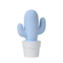 Lucide CACTUS Tischleuchte Blau, 1-flammig -Günstiges Tischlampen Geschäft lucide cactus tischleuchte 13513 01 68 2