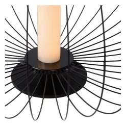 Lucide CARBONY Tischlampe LED Schwarz, 1-flammig -Günstiges Tischlampen Geschäft lucide carbony tischlampe 20514 50 30 5