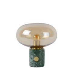 Lucide CHARLIZE Tischlampe Gr&uuml;n, Steinoptik, 1-flammig -Günstiges Tischlampen Geschäft lucide charlize tischlampe 03520 01 62 3