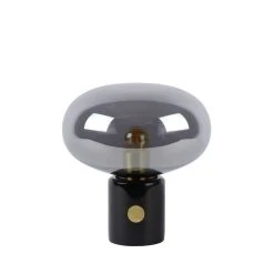 Lucide CHARLIZE Tischlampe Grau, 1-flammig -Günstiges Tischlampen Geschäft lucide charlize tischlampe 03520 01 65 3
