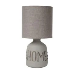 Lucide COSBY Tischlampe Grau, 1-flammig -Günstiges Tischlampen Geschäft lucide cosby tischlampe 47503 81 36 2