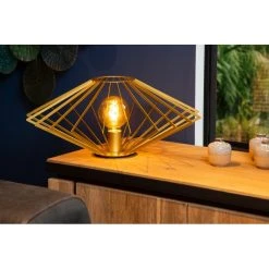 Lucide DIAMOND Tischleuchte Messing, 1-flammig