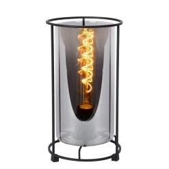 Lucide DOUNIA Tischlampe Schwarz, 1-flammig