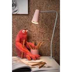 Lucide DRISS Klemmleuchte Grau, 1-flammig -Günstiges Tischlampen Geschäft lucide driss klemmleuchte 05536 01 66 2