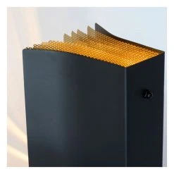 Lucide EXTRAVAGANZA LIVRET Tischleuchte Schwarz, Gold, 1-flammig -Günstiges Tischlampen Geschäft lucide extravaganza livret tischleuchte 78596 01 30 6