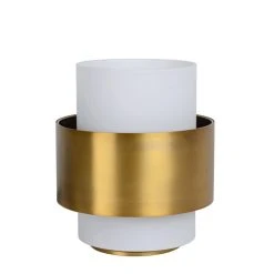 Lucide FIRMIN Tischleuchte Messing, 1-flammig -Günstiges Tischlampen Geschäft lucide firmin tischleuchte 45597 20 02 3