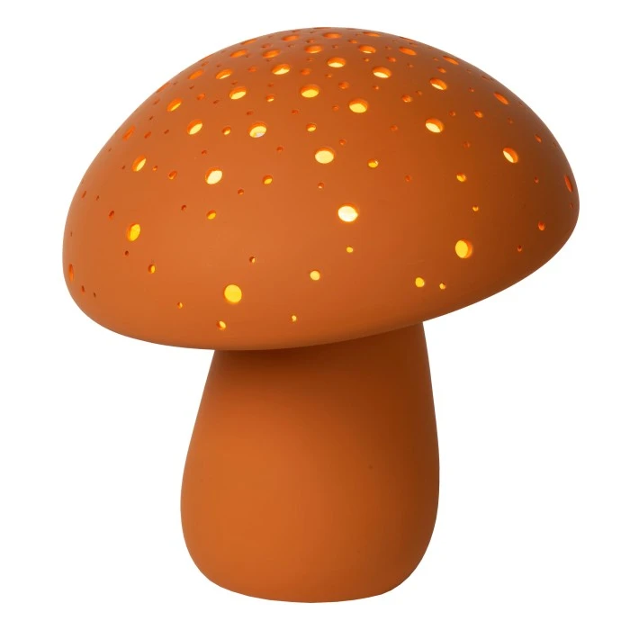 Lucide FUNGO Tischleuchte Orange, 1-flammig 6 Lucide FUNGO Tischleuchte Orange, 1-flammig – Bild 4