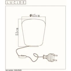 Lucide GLORIO Tischlampe Chrom, 1-flammig -Günstiges Tischlampen Geschäft lucide glorio tischlampe 25501 45 65 3