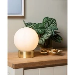 Lucide JORIT Tischleuchte Messing, Gold, 1-flammig