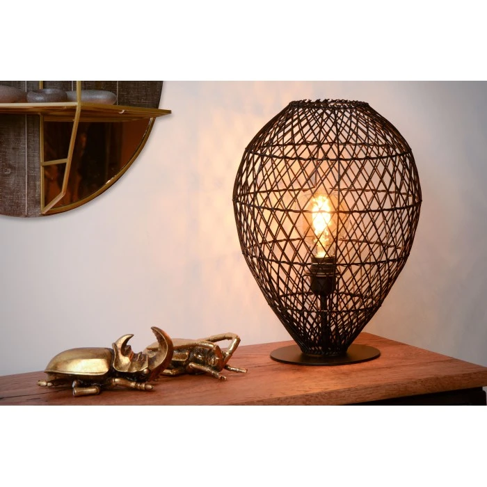 Lucide KENJIRO Tischleuchte Schwarz, 1-flammig 3 Lucide KENJIRO Tischleuchte Schwarz, 1-flammig