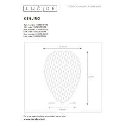 Lucide KENJIRO Tischleuchte Schwarz, 1-flammig -Günstiges Tischlampen Geschäft lucide kenjiro tischleuchte 03539 01 33 6