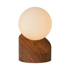 Lucide LEN Tischlampe Holz dunkel, 1-flammig 8 Lucide LEN Tischlampe Holz dunkel, 1-flammig -Günstiges Tischlampen Geschäft lucide len tischlampe 45561 01 70 1