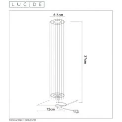 Lucide LIONEL Tischlampe Schwarz, 1-flammig -Günstiges Tischlampen Geschäft lucide lionel tischlampe 73506 01 30 5