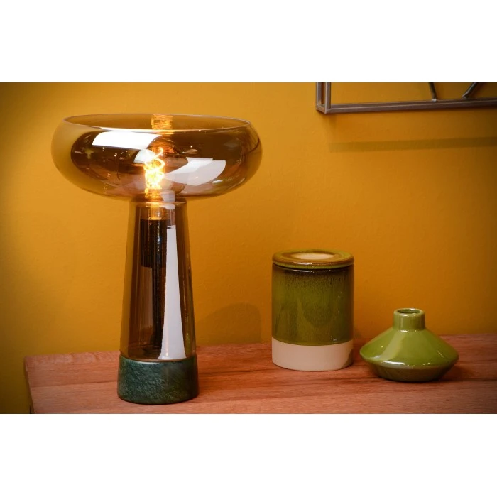 Lucide LISTELLE Tischleuchte Grün, Marmorfarbig, 1-flammig 3 Lucide LISTELLE Tischleuchte Grün, Marmorfarbig, 1-flammig