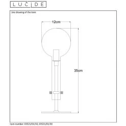 Lucide LONE Tischlampe Schwarz, 1-flammig 15 Lucide LONE Tischlampe Schwarz, 1-flammig -Günstiges Tischlampen Geschäft lucide lone tischlampe 03521 01 30 6