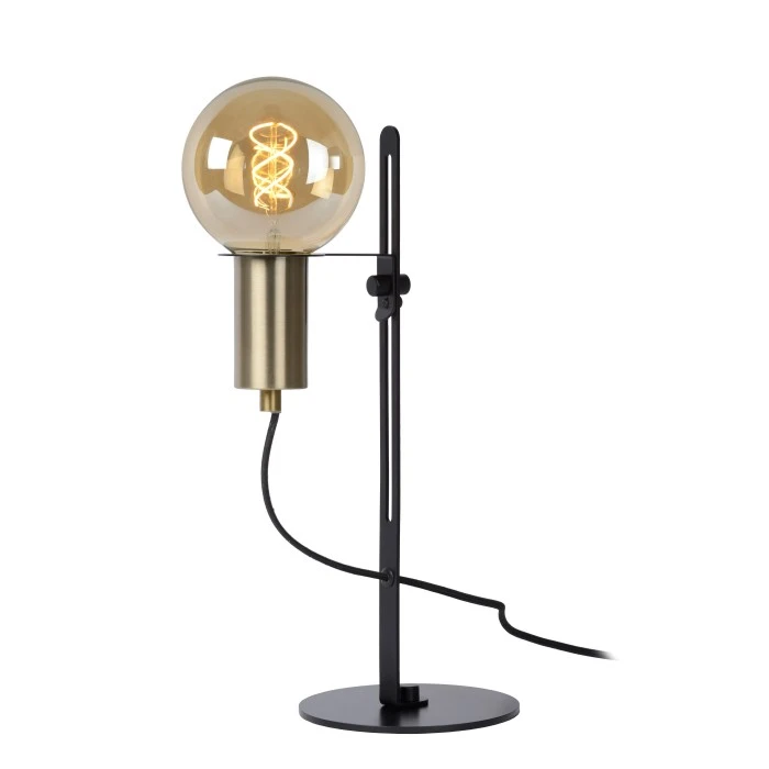 Lucide MALCOLM Tischlampe Schwarz, 1-flammig 5 Lucide MALCOLM Tischlampe Schwarz, 1-flammig – Bild 3