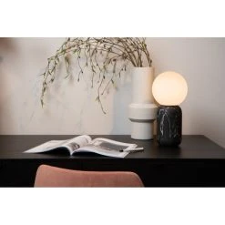 Lucide MARBOL Tischleuchte Schwarz, Marmorfarbig, 1-flammig 10 Lucide MARBOL Tischleuchte Schwarz, Marmorfarbig, 1-flammig -Günstiges Tischlampen Geschäft lucide marbol tischleuchte 06520 01 30 3