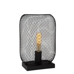 Lucide MESH Tischlampe Schwarz, 1-flammig -Günstiges Tischlampen Geschäft lucide mesh tischlampe 78592 01 30 2
