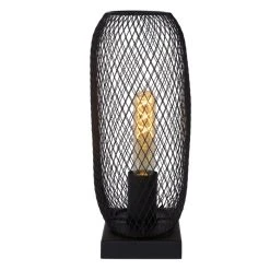 Lucide MESH Tischlampe Schwarz, 1-flammig -Günstiges Tischlampen Geschäft lucide mesh tischlampe 78592 01 30 4