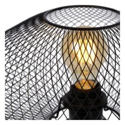 Lucide MESH Tischleuchte Schwarz, 1-flammig 9 Lucide MESH Tischleuchte Schwarz, 1-flammig -Günstiges Tischlampen Geschäft lucide mesh tischleuchte 21523 01 30 3