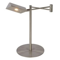 Lucide NUVOLA Schreibtischlampe LED Chrom, 1-flammig -Günstiges Tischlampen Geschäft lucide nuvola schreibtischlampe 19665 09 12 2