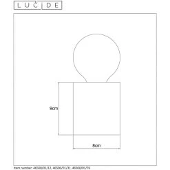 Lucide PABLO Tischlampe Holz dunkel, 1-flammig -Günstiges Tischlampen Geschäft lucide pablo tischlampe 46500 01 76 2