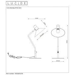 Lucide PEPIJN Tischlampe Schwarz, 1-flammig 15 Lucide PEPIJN Tischlampe Schwarz, 1-flammig -Günstiges Tischlampen Geschäft lucide pepijn tischlampe 05528 01 30 6