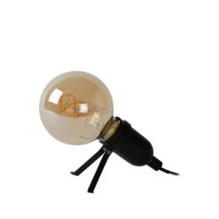 Lucide PUKKI Tischlampe Schwarz, 1-flammig -Günstiges Tischlampen Geschäft lucide pukki tischlampe 46511 05 30 3