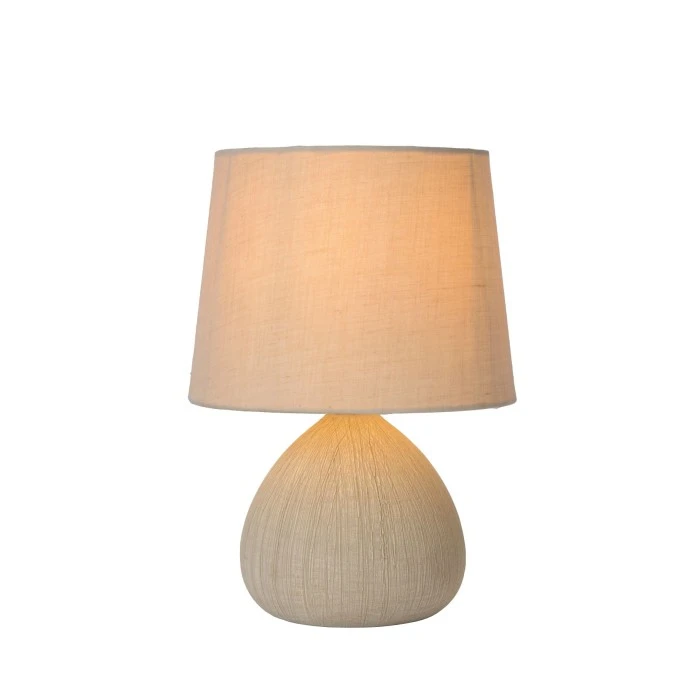 Lucide RAMZI Tischlampe Beige, 1-flammig 4 Lucide RAMZI Tischlampe Beige, 1-flammig – Bild 2