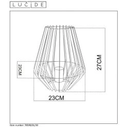 Lucide REDA Tischlampe Schwarz, 1-flammig -Günstiges Tischlampen Geschäft lucide reda tischlampe 78598 01 30 4