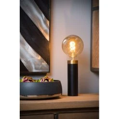 Lucide SELIN Tischlampe Schwarz, 1-flammig 7 Lucide SELIN Tischlampe Schwarz, 1-flammig -Günstiges Tischlampen Geschäft lucide selin tischlampe 03522 01 30 1