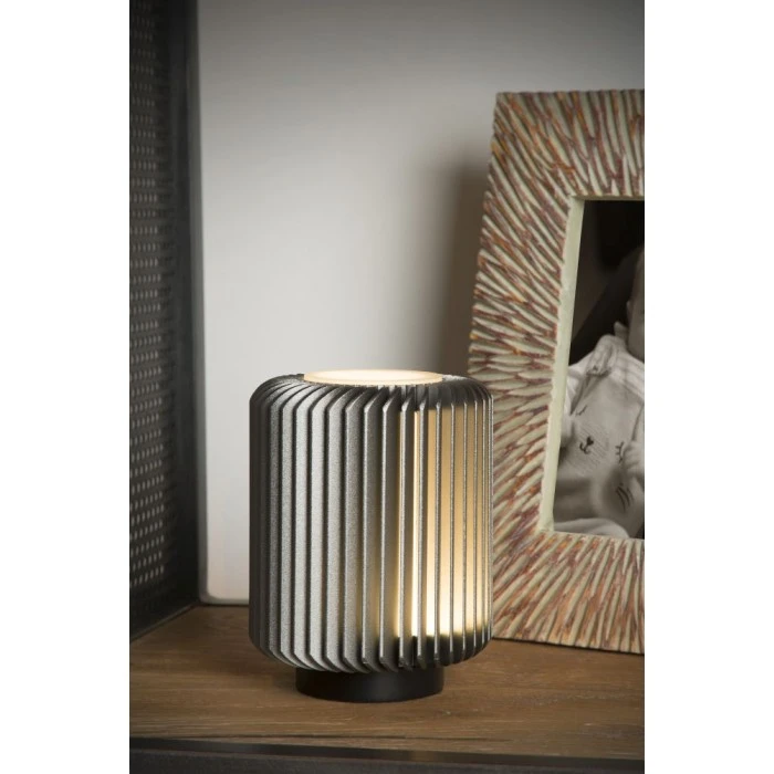 Lucide TURBIN Tischlampe LED Grau, 1-flammig 3 Lucide TURBIN Tischlampe LED Grau, 1-flammig