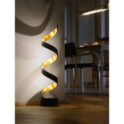 Lutec Lampen Lutec HELIX Tischleuchte Schwarz, Gold, 4-flammig -Günstiges Tischlampen Geschäft lutec helix tischleuchte led helix l4 ner 2