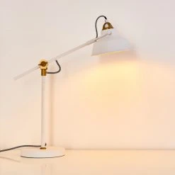 Hofstein Luven Tischleuchte LED Weiß, 1-flammig -Günstiges Tischlampen Geschäft luven tischleuchte h3287231 do1 11