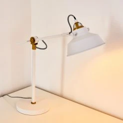 Hofstein Luven Tischleuchte LED Weiß, 1-flammig -Günstiges Tischlampen Geschäft luven tischleuchte h3287231 do1 14