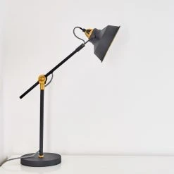 Hofstein Luven Tischleuchte Schwarz, 1-flammig, Fernbedienung -Günstiges Tischlampen Geschäft luven tischleuchte h3287255 do1 11