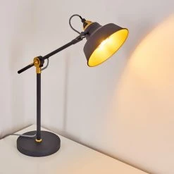 Hofstein Luven Tischleuchte Schwarz, 1-flammig, Fernbedienung -Günstiges Tischlampen Geschäft luven tischleuchte h3287255 do1 15