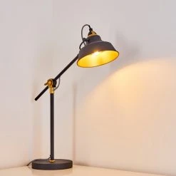 Hofstein Luven Tischleuchte Schwarz, 1-flammig, Fernbedienung -Günstiges Tischlampen Geschäft luven tischleuchte h3287255 do1 2