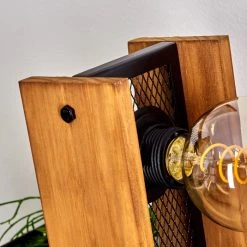 Hofstein Maahui Tischleuchte Schwarz, Naturfarben, 1-flammig -Günstiges Tischlampen Geschäft maahui tischleuchte h3535998 5