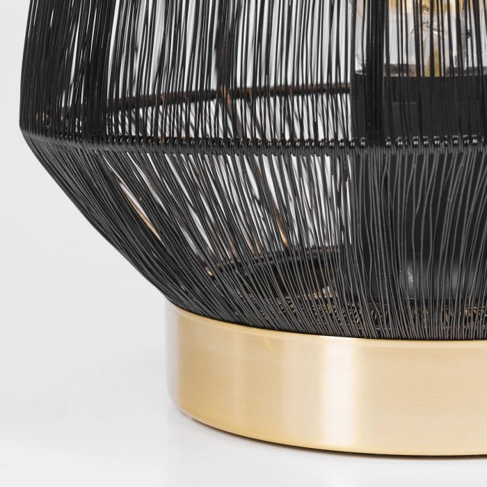 Hofstein Madancos Tischleuchte Messing, 1-flammig 5 Hofstein Madancos Tischleuchte Messing, 1-flammig – Bild 3