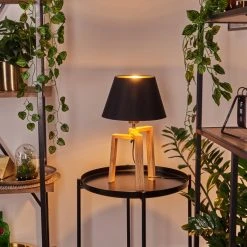 Hofstein Magna Tischleuchte Schwarz, Naturfarben, 1-flammig -Günstiges Tischlampen Geschäft magna tischleuchte h3454978 10