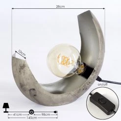 Hofstein Magredis Tischleuchte Altsilber, 1-flammig 13 Hofstein Magredis Tischleuchte Altsilber, 1-flammig -Günstiges Tischlampen Geschäft magredis tischleuchte h3451847 2