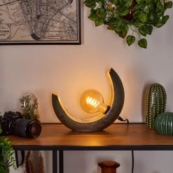 Hofstein Magredis Tischleuchte Altsilber, 1-flammig 16 Hofstein Magredis Tischleuchte Altsilber, 1-flammig -Günstiges Tischlampen Geschäft magredis tischleuchte h3451847 5