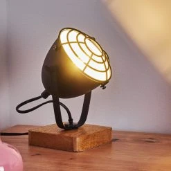 Hofstein Malix Tischleuchte Schwarz, Holz hell, 1-flammig 18 Hofstein Malix Tischleuchte Schwarz, Holz hell, 1-flammig -Günstiges Tischlampen Geschäft malix tischleuchte h3368572 2