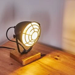 Hofstein Malix Tischleuchte Schwarz, Holz hell, 1-flammig 23 Hofstein Malix Tischleuchte Schwarz, Holz hell, 1-flammig -Günstiges Tischlampen Geschäft malix tischleuchte h3368572 7