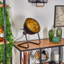 Hofstein Malix Tischleuchte Schwarz, 1-flammig -Günstiges Tischlampen Geschäft malix tischleuchte h3454268 9