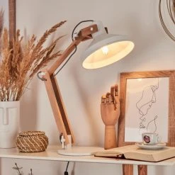 Hofstein Manothe Tischleuchte Weiß, Naturfarben, 1-flammig 22 Hofstein Manothe Tischleuchte Weiß, Naturfarben, 1-flammig -Günstiges Tischlampen Geschäft manothe tischleuchte h3535288 6